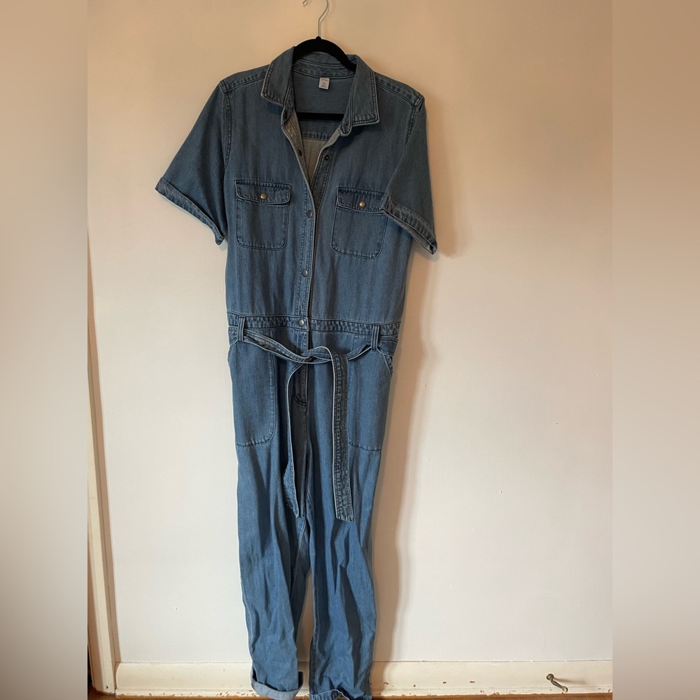 Old Navy Denim Jumpsuit - Size Tall Large - Cool Chic